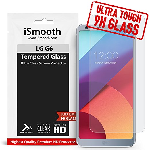 LG G6 Tempered Glass Screen Protector, Protects Your Phone From Drops And Scratches - Ultra Durable with Max Clarity & Touch Accuracy