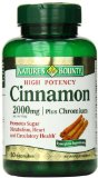 Natures Bounty High Potency Cinnamon 2000mg Plus Chromium 400mcg 60-Count