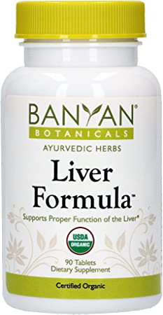 Banyan Botanicals Liver Formula - USDA Organic, 90 Tablets - Cleansing Bitter Herbs to Detoxify The Liver & Gallbladder*