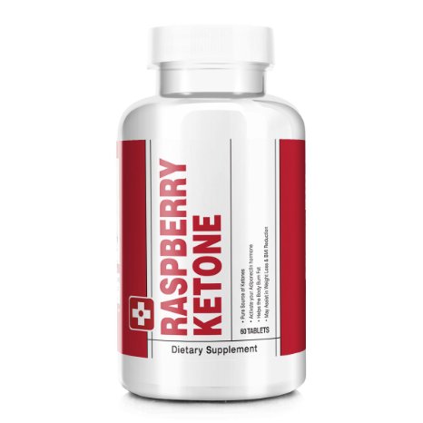 Rated Vitamins Raspberry Ketone Premium Diet and Weight Loss Supplement - 500mg 60 Tablets