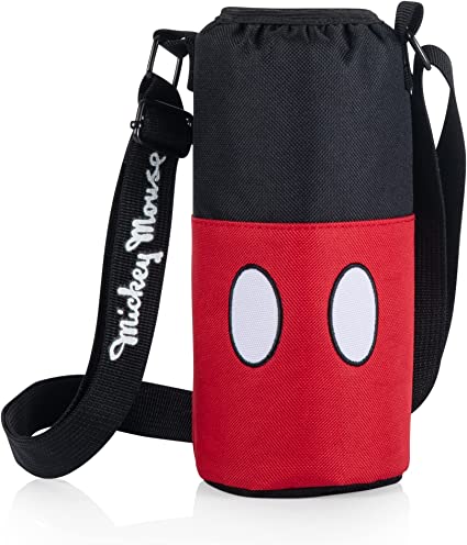 ONIVA - a Picnic Time brand Disney Classic Mouse-Bottle Cooler (Mickey Shorts), 3.5 x 3.5 x 8.25, Black