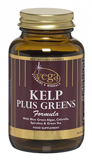 Vega Kelp Plus Greens Formula - Pack of 60 Vegetable Capsules