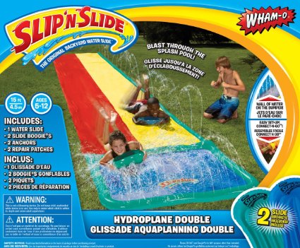 Wham-o Slip N Slide Hydroplane Double With 2 Slide Boogies