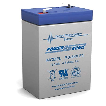 Powersonic 6V -4.5H Lead Acid Rechargeable Battery