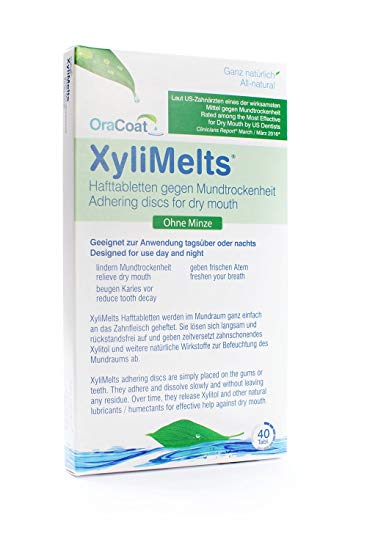 OraHealth XyliMelts Xylitol Time-Release Adhering Domes - 60 Tablets