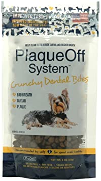 ProDen Plaque Off Crunchy Dental Bites for Small Dogs 3 Ounces
