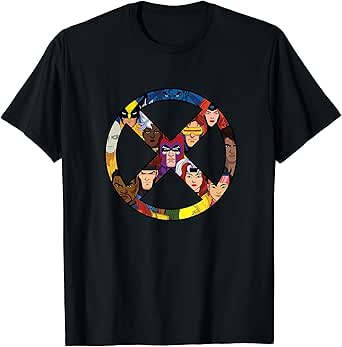 Marvel Studios X-Men ’97 Animated Series X-Circle Logo Team T-Shirt