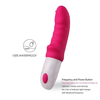 Aphrodite's-APRIL 14TH - Clitoris Vibrating Vibrator - Made of Medical Grade Silicone - 7 Stimulation Modes - Lifetime Guarantee - Waterproof - Quiet yet Powerful - Discreet Packaging(28_Pink)