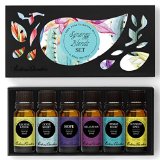 Synergy Blends- Breathe Easier Good Night Hope Relaxation Stress Relief and Sunshine Spice Top 6 Basic Sampler Pack Pure Therapeutic Grade Essential Oil Gift Set- 610 Milliliter