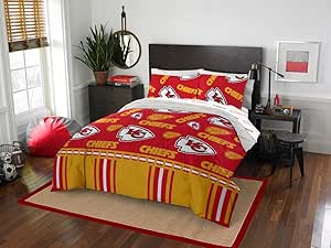 Northwest NFL Kansas City Chiefs Queen Bed in a Bag Complete Bedding Set #932815616