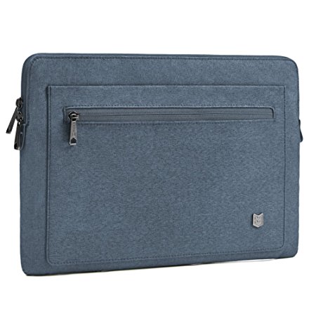 Evecase 13 - 13.3 inch City Laptop Sleeve Water Resistant Durable Professional Business Neoprene Bag for MacBook Pro, MacBook Air, 12.9 iPad Pro Tablet, Ultrabook Chromebook and More - Navy Blue