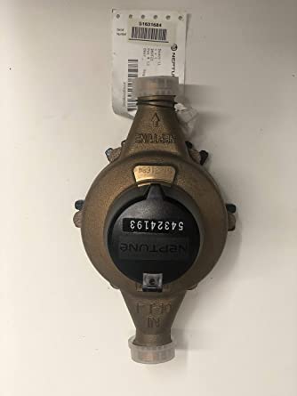 1" T-10 New Water Meter Direct Read Cubic Feet
