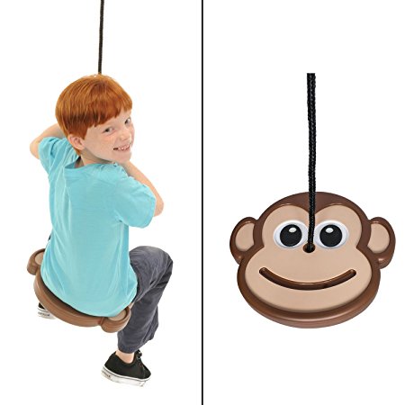 SWINGING MONKEY PRODUCTS Monkey Disc Swing – Unique Design, Tree Swing, Outdoor Play
