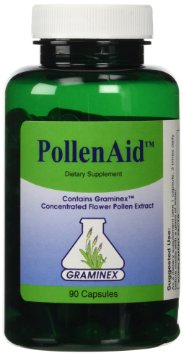 PollenAid Flower Pollen Extract by Graminex - 90 Capsules