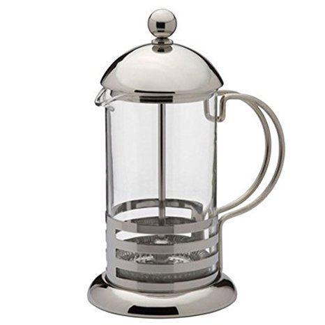 Kabalo Classic 350ml / 3-cup Stainless Steel Glass Cafetiere French Filter Coffee Press Plunger