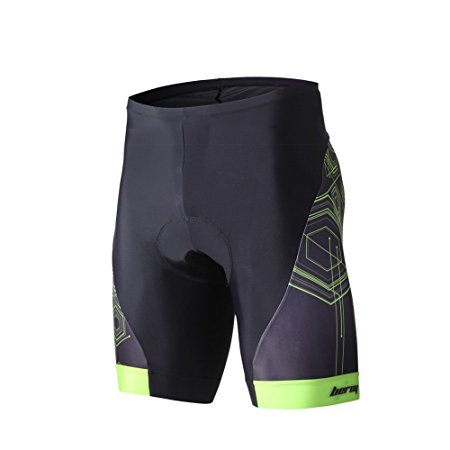 Beroy Men's Comfortable Bicycle Cycling Pants, 3D Padded Bike shorts