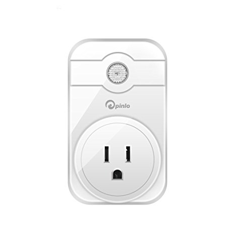 Wifi Smart Plug Socket App Controlled Outlet Works with Alexa Voice Control from Anywhere Timer function No Hub Required (1 Pack)