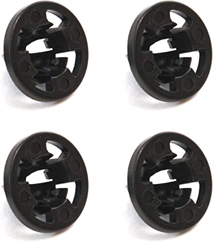 Red Hound Auto 4 Tail Light Grommets Retainer Clips Compatible with Dodge Ram 1500, 2500, 3500 (2007-2013)