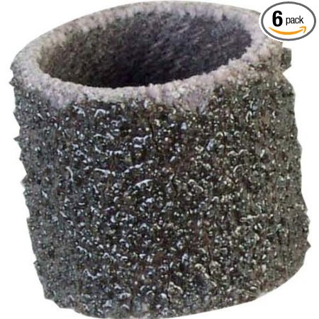 Dremel 408 1/2-Inch Sander Bands, Coarse, 6 Pack