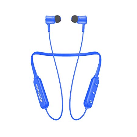 Portronics Harmonics 208 POR-932 Bluetooth Stereo Wireless Headset (Blue)