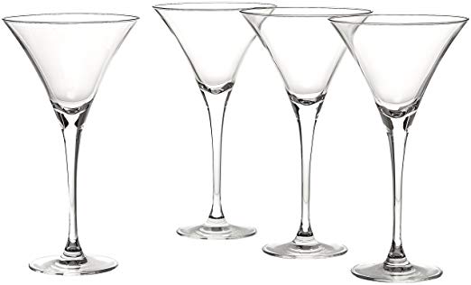 Lenox LNX-120 Tuscany Classics Martini Glasses (Set of 4), Black