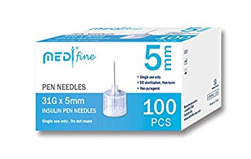 MedtFine Insulin Pen Needles (31G 5mm)