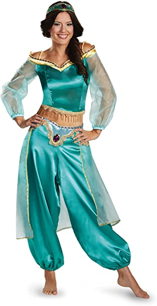 Disney womens Disguise Disney Aladdin Jasmine Sassy Prestige Costume