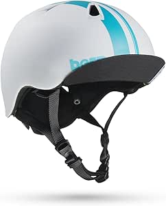 Bern Nino Kids Bike Helmet, Lightweight, Adjustable fit, Soft flip Visor, for Children Ages 5 to 8