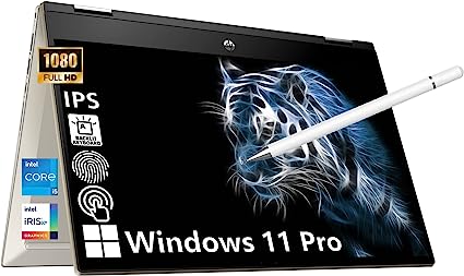 HP Pavilion x360 2-in-1 Convertible Business Laptop, 14â€ FHD Touchscreen, Intel Core i5-1135G7, Windows 11 Pro, 32GB RAM, 1TB SSD, Type-C, Backlit Keyboard, Long Battery Life, with Bundled Stylus Pen