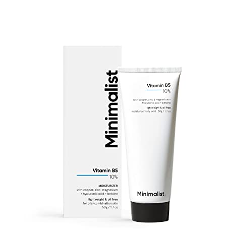 Minimalist Vitamin B5 10% Face Moisturizer For Oily Skin