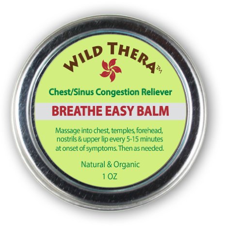Breathe Easy Balm Effective and Fast Relief from Sinus Infection Nasal Congestion Atuffy Nose Allergies Dry Cough and Colds Vaporizer to Open Blocked Airways Loosen Mucus Release Toxins
