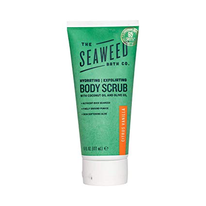 The Seaweed Bath Hydrating Exfoliating Body Scrub, Citrus Vanilla, 6 Ounce
