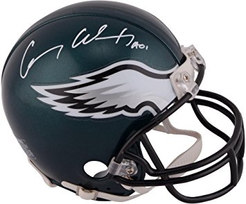 Carson Wentz Philadelphia Eagles Autographed Riddell Mini Helmet - Fanatics Authentic Certified - Autographed NFL Mini Helmets