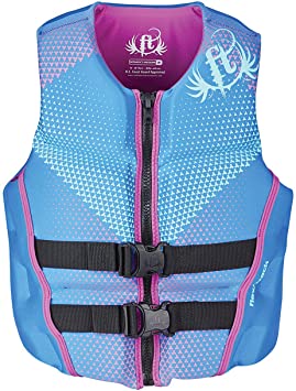 Full Throttle Women's Hinged Rapid-Dry Flex-Back Life Vest, Purple