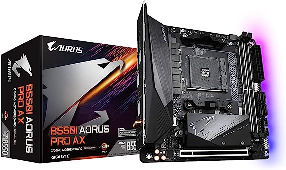 GIGABYTE B550I AORUS PRO AX Motherboard for AMD AM4 CPUs