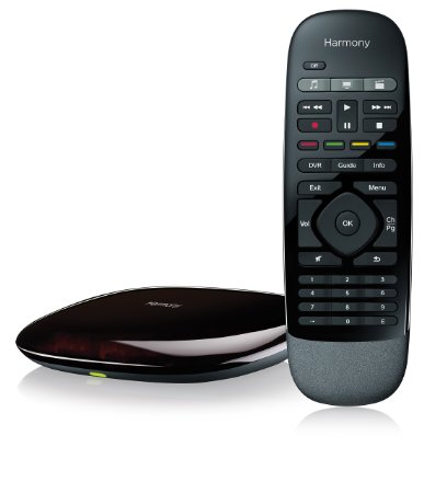 Logitech 996-000118 Harmony Smart Control with Smartphone App and Simple Remote Refurbished - Black