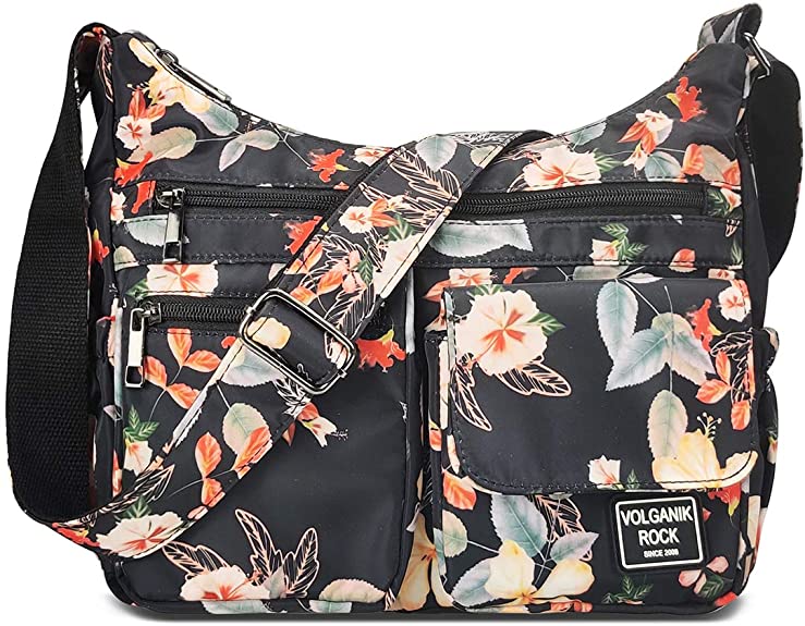 Crossbody Bag for Women RFID Shoulder Bag Waterproof Messenger Bag Casual Nylon Purse Handbag