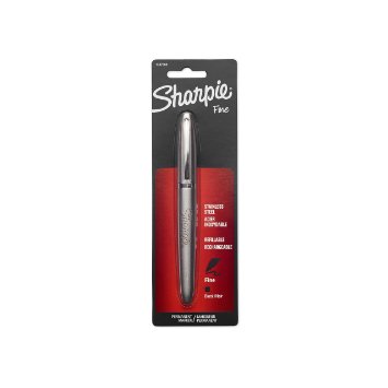 Sharpie 1747388 Stainless Steel Fine Point Permanent Marker