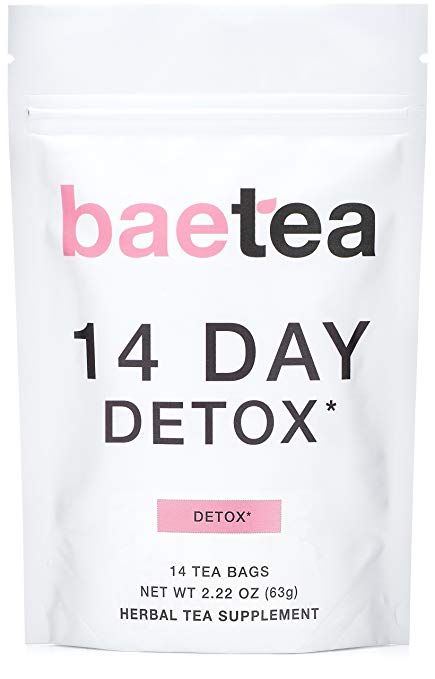 Baetea 14 Day Teatox Detox Herbal Tea Supplement (14 Tea Bags).