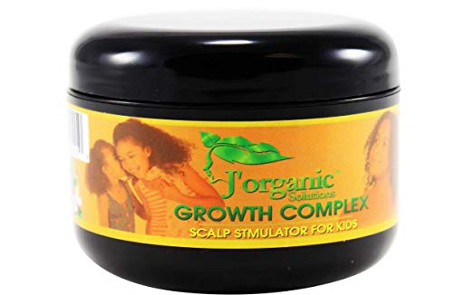 J'Organic Solutions Pomade (hair Grease for Kids) Softer, shinier, healthier hair, with Lanolin, Sweet Almond Oil, Castor Oil & Mor