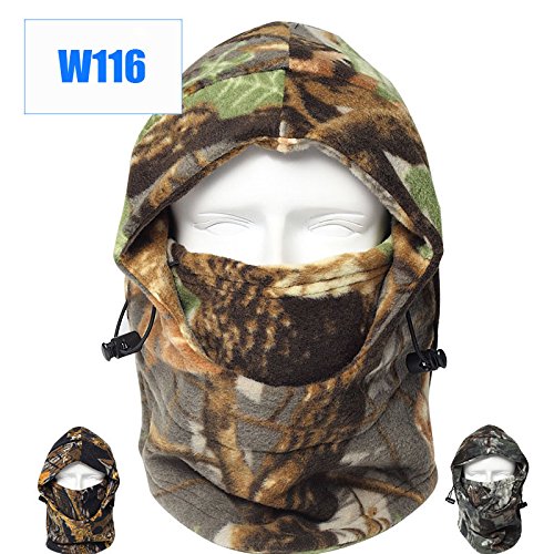 Dxnona® Outdoor Warm Windproof Camouflage Fleece Head Hat Face Mask
