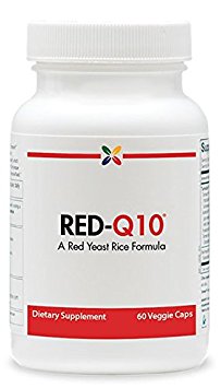 Stop Aging Now RED-Q10 Red Yeast Rice with CoQ10 and Reservatrol Capsules, 1-Pack