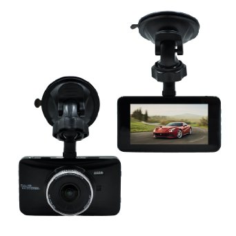 SENWOW Full HD 1080P Car DVR 30 inch 170 Degree Angle View HD Dash Cam Dashboard Camcorder Vehicle Camera with G-Sensor Night vision WDR 6-Glass Lens Motion Detection 16GB Card