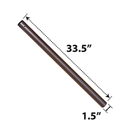 Strong Camel Patio Umbrella Lower Pole (pole dia 1.5") (Length 33.5")