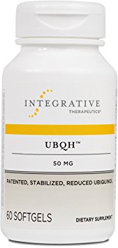 Integrative Therapeutics - UBQH 50 mg - Patented, Stabilized, Reduced Ubiquinol - 60 Softgels