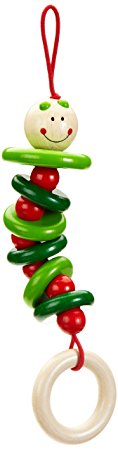 HABA Rattling Caterpillar Dangling Figure (Made in Germany)