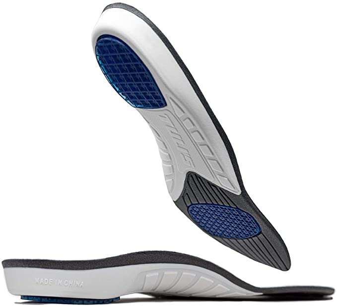 Tuli’s Plantar Fasciitis Insole with Full-Length Orthotic Shoe Inserts, Premium Arch Support and Shock Absorption for Men and Women, Medium