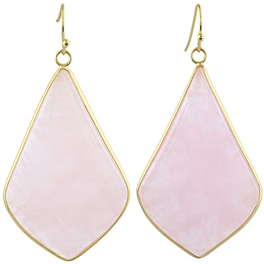 SUNYIK Women's Stone Crystal Dangle Drop Earrings Teardrop/Oval
