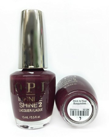 OPI Infinite Shine Nail Lacquer (ISL54 Stick To Your Burgundies)