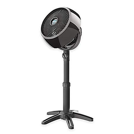 Vornado 40" Vortex 7803 Sleek and Slender, Powerful Whole Room Air Circulator with 3 Easy-To-Use Speed Controls and Adjustable Stand - Black